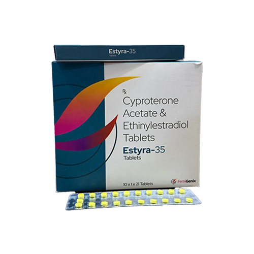 Estyra 35 - Ethinyl Estradiol 0.035 mg + Cyproterone Acetate 2 mg | Provided by Femigenix